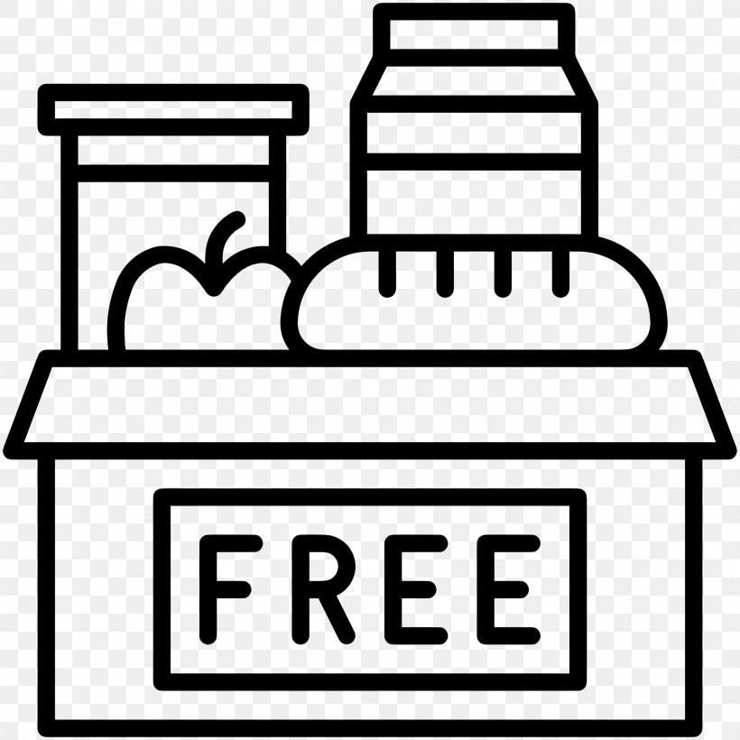 Food Donation - Free Food Box Icon PNG