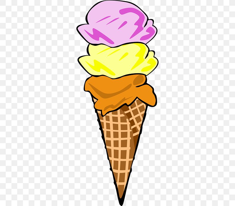 Ice Cream Cones Waffle Clip Art, PNG, 360x720px, Ice Cream Cones, Chocolate Ice Cream, Food, Food Scoops, Ice Cream Download Free