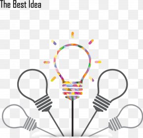 Creative Design, Vector Bulb - Incandescent Light Bulb Creativity Lighting PNG