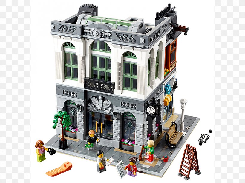LEGO 10251 Creator Brick Bank Lego Creator Lego Minifigure, PNG, 840x630px, Lego Creator, Bank, Construction Set, Lego, Lego Minifigure Download Free