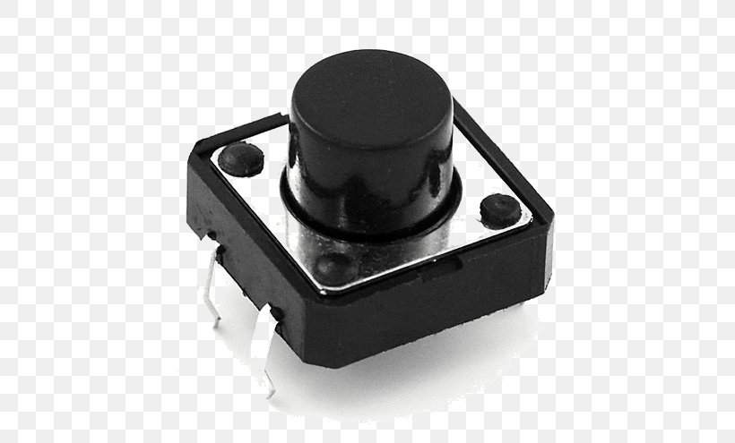 Push-button Electrical Switches Push Switch Electronics, PNG, 600x495px, Pushbutton, Atmel Avr, Breadboard, Button, Dip Switch Download Free