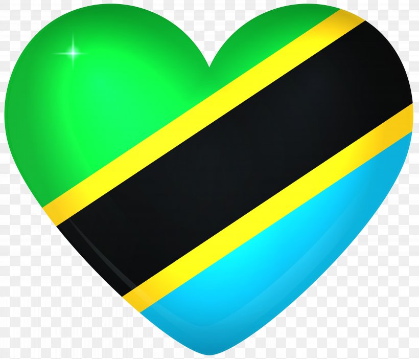 Desktop Wallpaper Tanzania Flag Clip Art, PNG, 6000x5143px, Tanzania, Flag, Flag Of Tanzania, Green, Heart Download Free