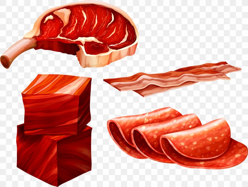 Sausage Bacon Meat Ham, PNG, 2244x1697px, Watercolor, Cartoon, Flower, Frame, Heart Download Free