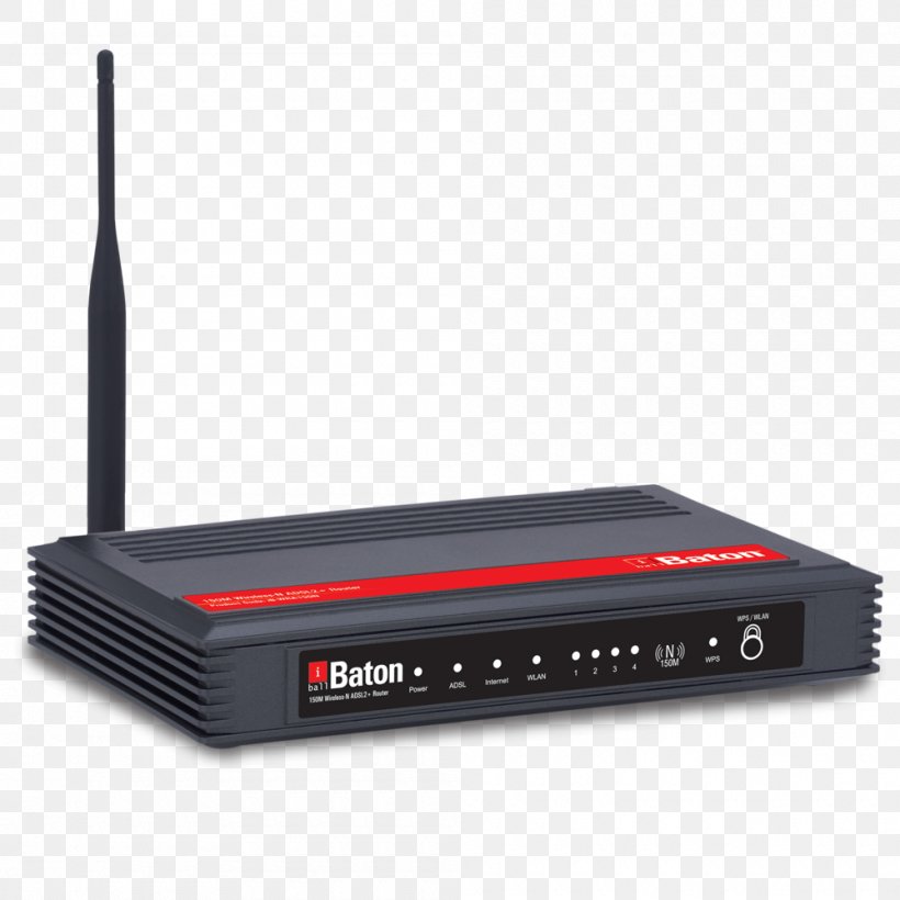 Wireless Router IBall DSL Modem, PNG, 1000x1000px, Wireless Router, Asymmetric Digital Subscriber Line, Computer Network, Data Transfer Rate, Dsl Modem Download Free