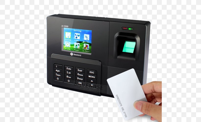 Biometrics Time And Attendance Fingerprint Identity Document System, PNG, 500x500px, Biometrics, Access Control, Card Reader, Electronic Identification, Electronics Download Free