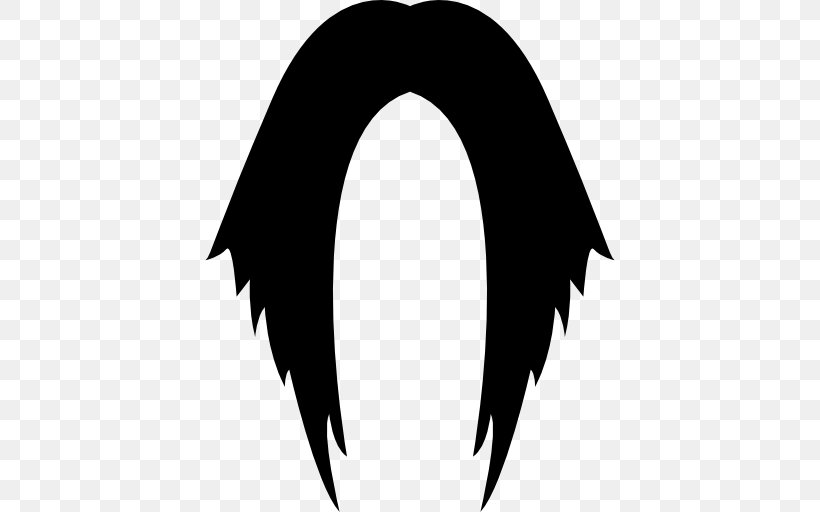 Hair, PNG, 512x512px, Black Hair, Black, Black And White, Fictional Character, Hair Download Free