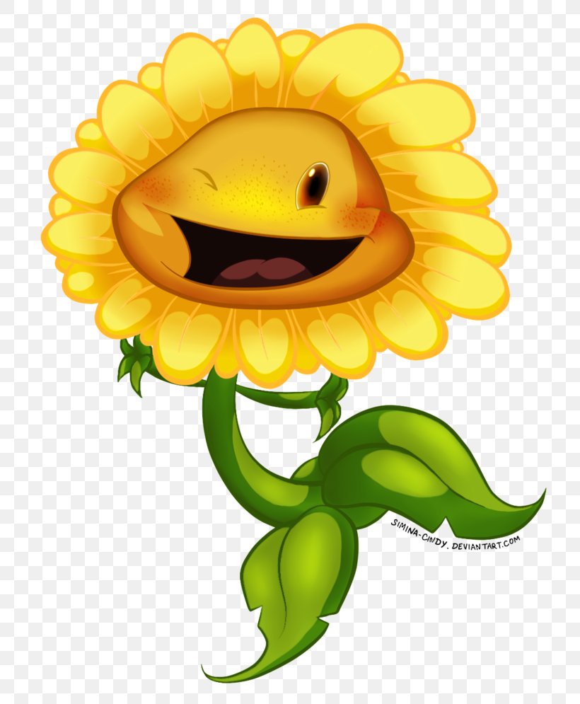Plants Vs. Zombies: Garden Warfare 2 Common Sunflower Plants Vs. Zombies 2: It's About Time, PNG, 802x995px, Watercolor, Cartoon, Flower, Frame, Heart Download Free