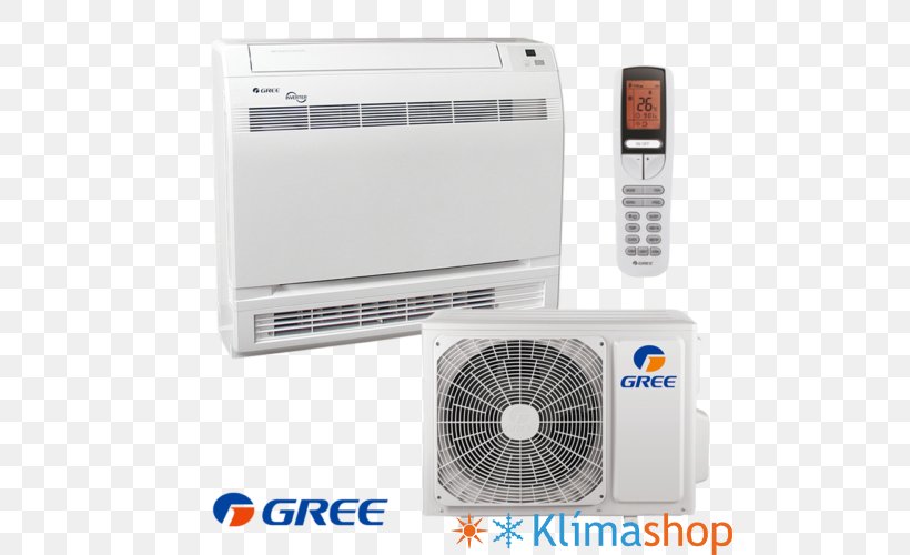 Automobile Air Conditioning Gree Electric Climatizzatore Heat Pump, PNG, 500x500px, Air Conditioning, Air Conditioner, Automobile Air Conditioning, Carrier Corporation, Climatizzatore Download Free