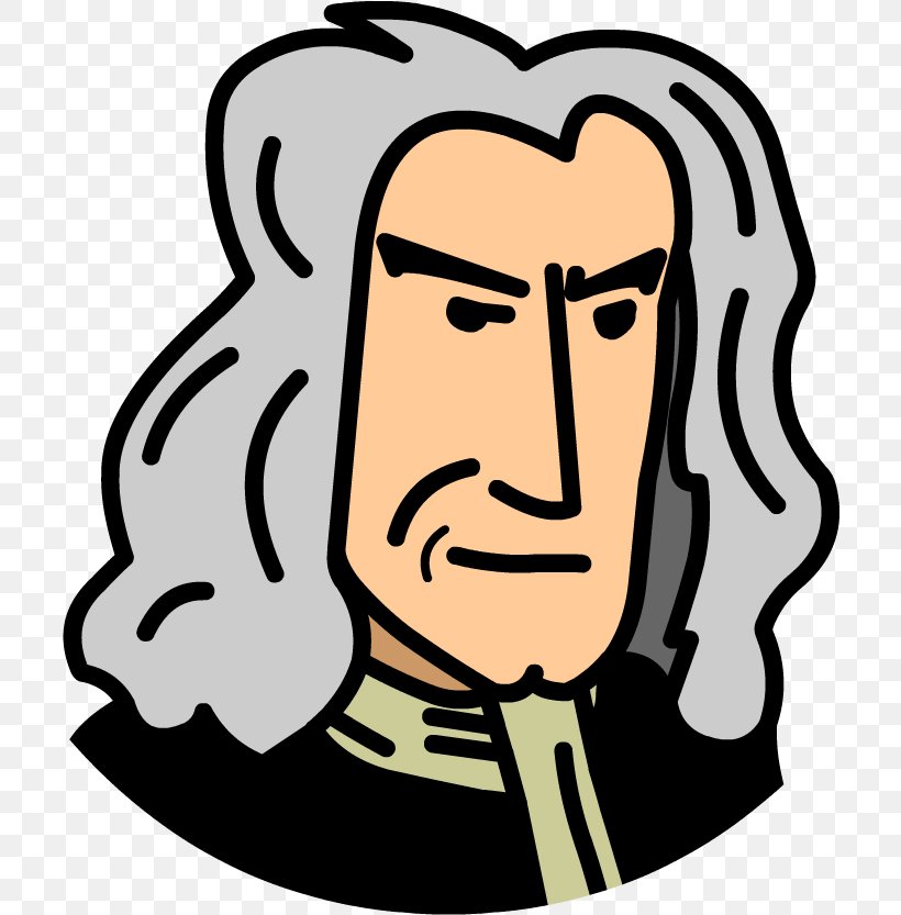 Isaac Newton Clip Art Newton's Laws Of Motion Portable Network Graphics Illustration, PNG, 708x833px, Isaac Newton, Art, Cartoon, Cheek, Drawing Download Free