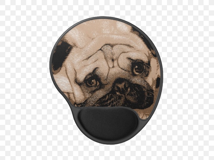Pug Puppy Dog Breed Toy Dog Mouse Mats, PNG, 615x615px, Pug, Breed, Carnivoran, Computer Mouse, Craft Magnets Download Free