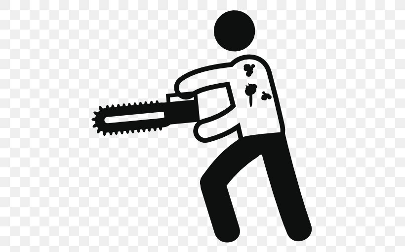 Chainsaw, PNG, 512x512px, Chainsaw, Black And White, Brand, Computer Software, Finger Download Free