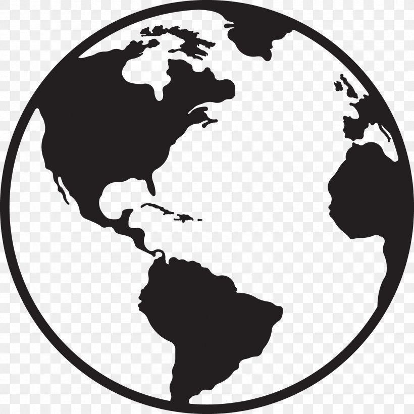 Globe Earth Clip Art, PNG, 1800x1800px, Globe, Black And White, Coloring Book, Earth, Human Behavior Download Free