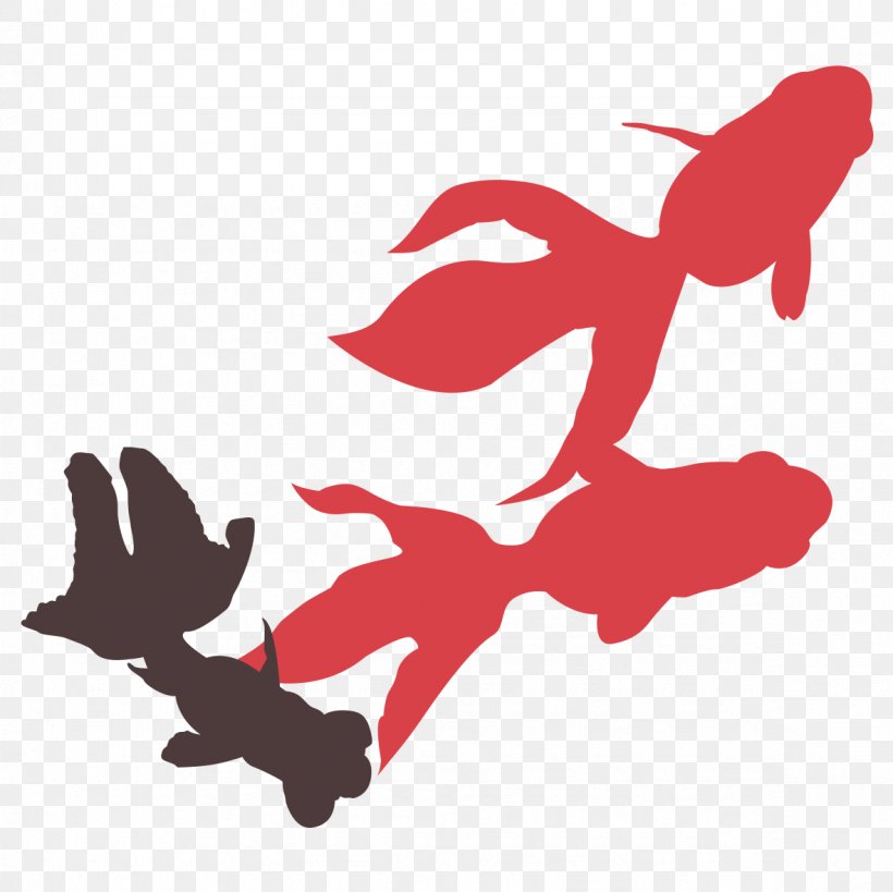 Illustration Goldfish Silhouette Kyoto Clip Art, PNG, 1181x1181px, Goldfish, Art, Fictional Character, Fish, Hand Download Free