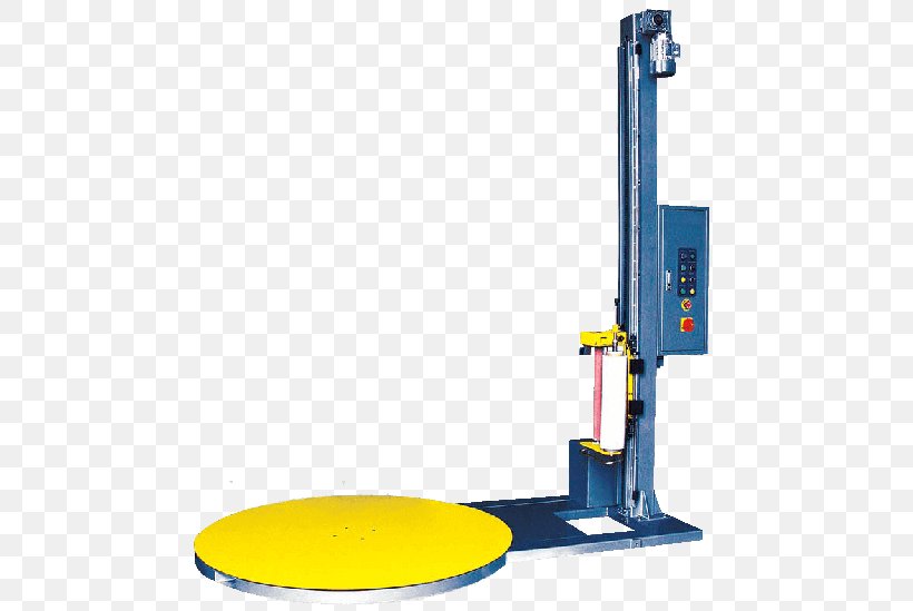 Machine Turntable Stretch Wrapper Pallet Packaging And Labeling, PNG, 485x549px, Machine, Assembly Line, Bahan, Cylinder, Engineering Download Free