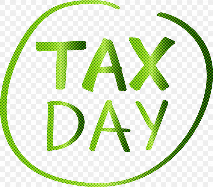 Tax Day, PNG, 3000x2632px, Tax Day, Green, Line, Logo, Symbol Download Free