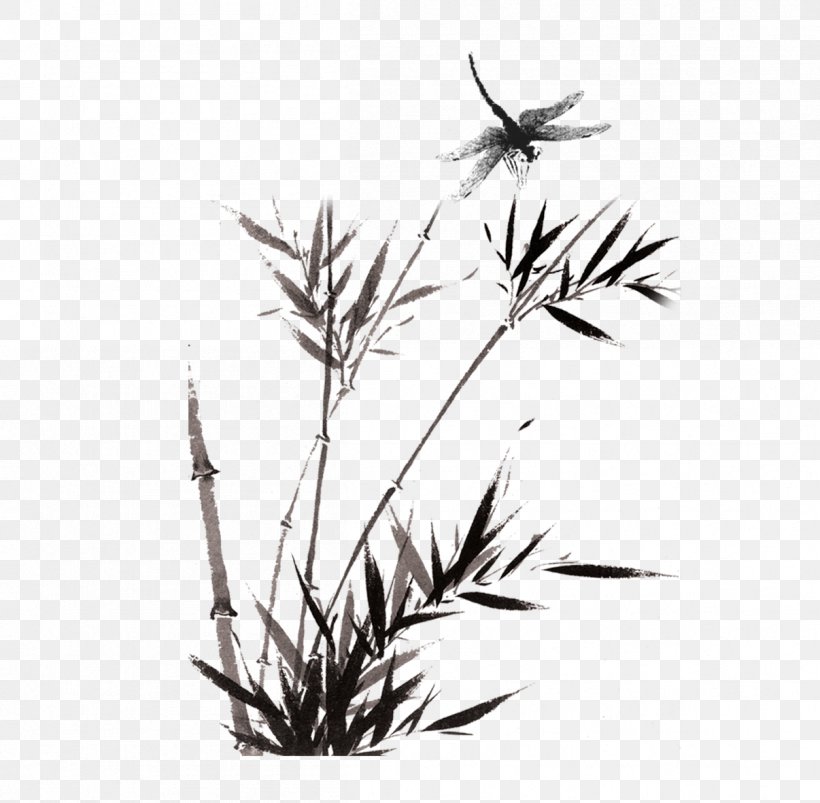 Bamboo Chinese Painting Download, PNG, 1206x1181px, Bamboo, Art, Black And White, Branch, Chinese Painting Download Free