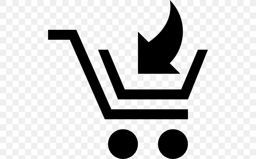 Shopping Cart, PNG, 512x512px, Shopping Cart, Area, Bag, Black And White, Brand Download Free