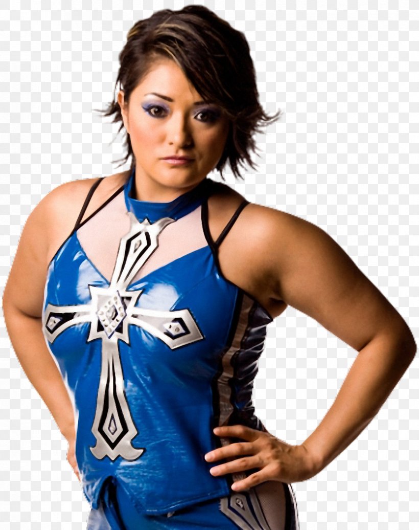 Ayako Hamada Professional Wrestler Shimmer Women Athletes Impact Wrestling, PNG, 837x1058px, Ayako Hamada, Arm, Blue, Clothing, Digital Art Download Free