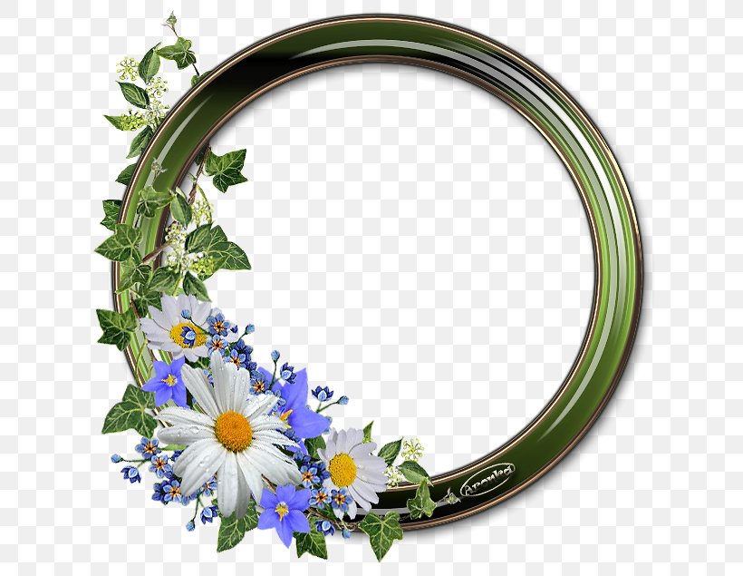 Floral Wreath Frame, PNG, 634x635px, Picture Frames, Borage Family, Borders And Frames, Cut Flowers, Decorative Borders Download Free