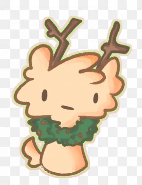 Reindeer - Reindeer Clip Art Illustration Antler Character PNG