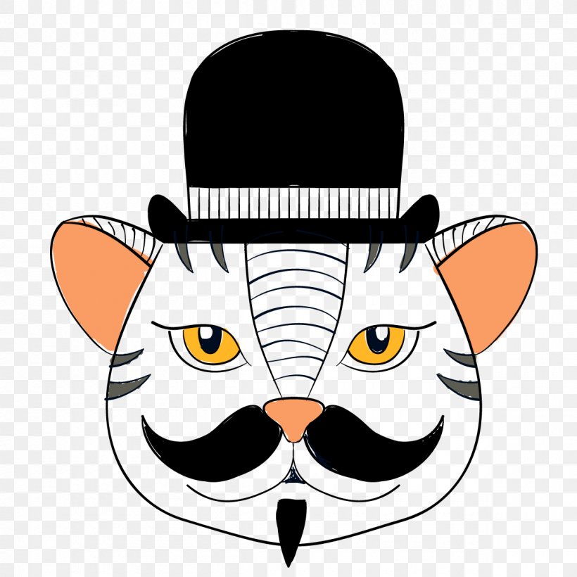 Whiskers Clip Art, PNG, 1200x1200px, Whiskers, Beard, Carnivoran, Cartoon, Cat Download Free