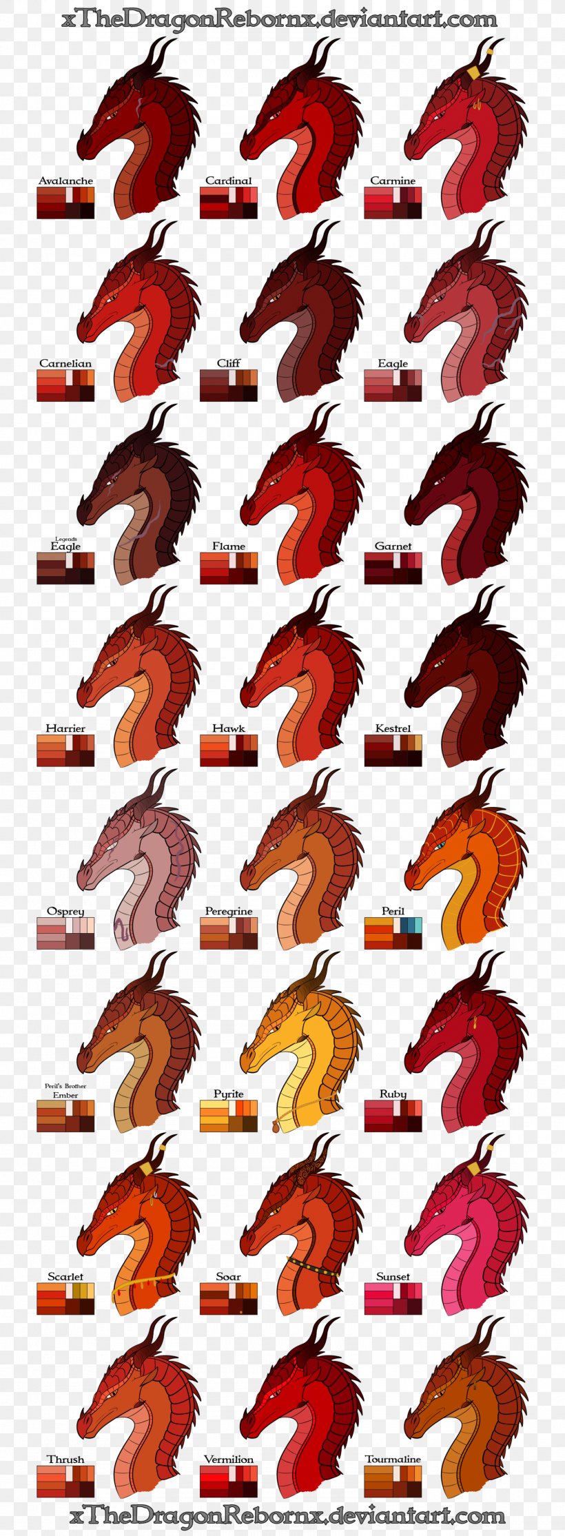Wings Of Fire Color Dragon Art, PNG, 1600x4351px, Wings Of Fire, Art, Book Series, Color, Color Chart Download Free