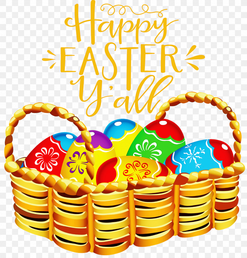 Happy Easter Easter Sunday Easter, PNG, 2869x3000px, Happy Easter, Basket, Easter, Easter Basket, Easter Bunny Download Free