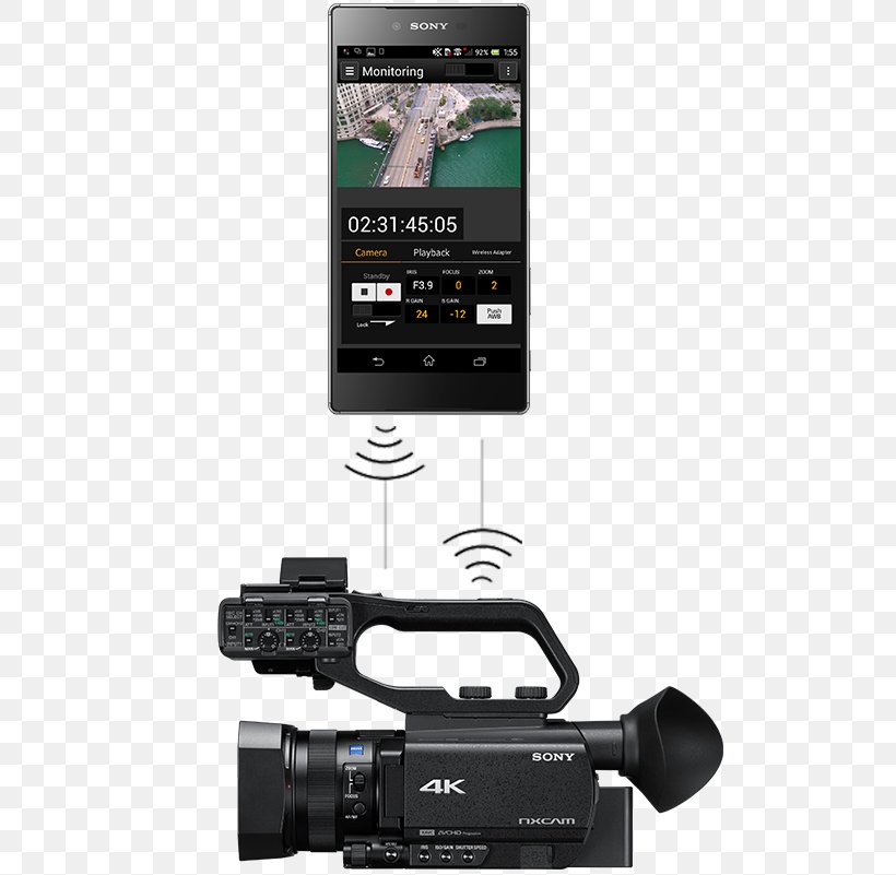 Sony NXCAM HXR-NX80 Video Cameras Sony XDCAM PXW-Z90V Camcorder, PNG, 690x801px, 4k Resolution, Sony Nxcam Hxrnx80, Autofocus, Camcorder, Camera Download Free