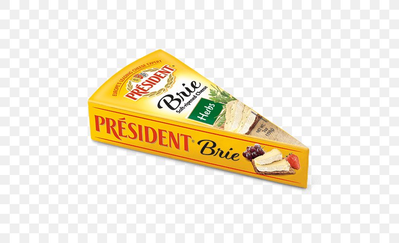 Processed Cheese Wrap Brie Président, PNG, 500x500px, Processed Cheese, Aluminium Foil, Brie, Camembert, Cheese Download Free