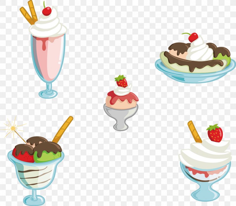 Ice Cream Sundae Wafer, PNG, 1273x1112px, Ice Cream, Bowl, Cream, Cuisine, Cup Download Free