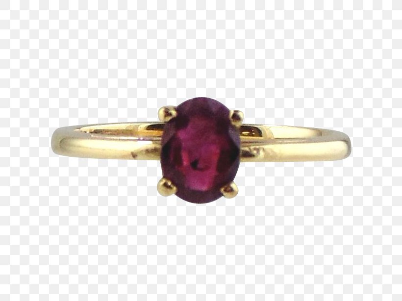 Ruby Amethyst Solitaire Solitär-Ring Gold, PNG, 614x614px, Ruby, Amethyst, Body Jewellery, Body Jewelry, Diamond Download Free