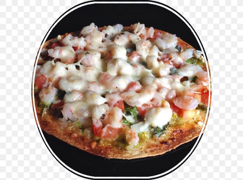 California-style Pizza Sicilian Pizza Tarte Flambée Vegetarian Cuisine, PNG, 608x606px, Californiastyle Pizza, American Food, Appetizer, California Style Pizza, Cheese Download Free