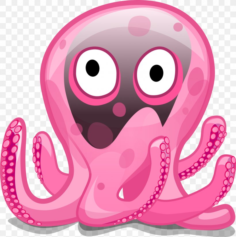Octopus Clip Art, PNG, 1020x1024px, Watercolor, Cartoon, Flower, Frame, Heart Download Free