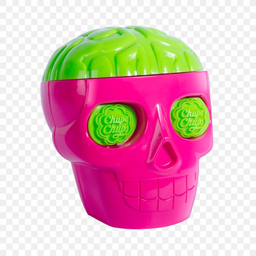 Skull, PNG, 1024x1024px, Skull, Green, Magenta, Pink Download Free