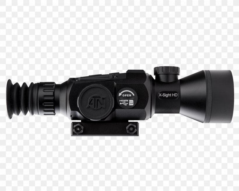 Telescopic Sight American Technologies Network Corporation High-definition Television Night Vision Thermal Weapon Sight, PNG, 2000x1600px, Watercolor, Cartoon, Flower, Frame, Heart Download Free