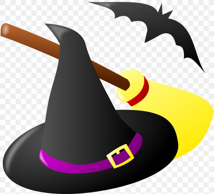 Broom Witch Hat Witchcraft Clip Art, PNG, 1024x931px, Broom, Beak, Free Content, Hat, Headgear Download Free