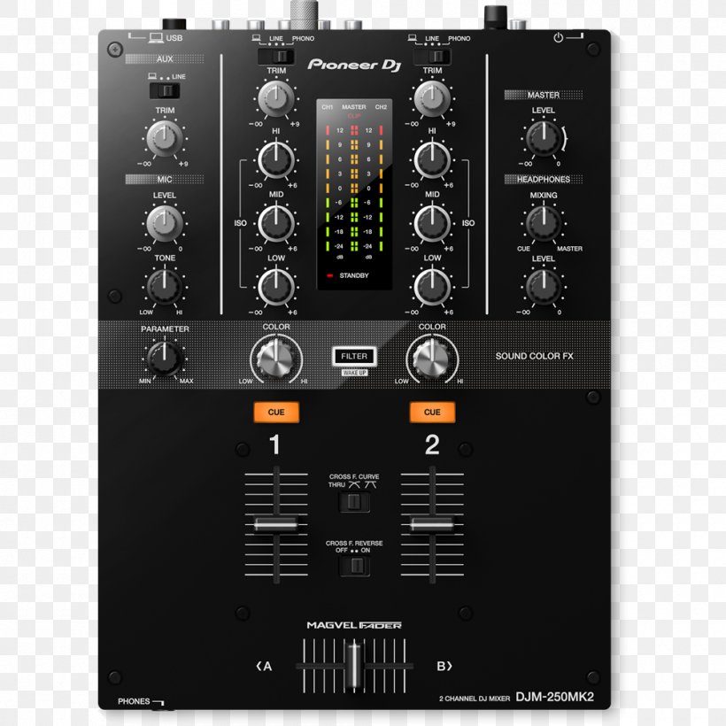 DJ Mixer Pioneer DJ DJM-250MK2 DJ Mixer Pioneer DJ DJM-250MK2 DJ Mixer Pioneer DJ DJM-250MK2 Audio Mixers, PNG, 1000x1000px, Djm, Audio, Audio Equipment, Audio Mixers, Audio Receiver Download Free