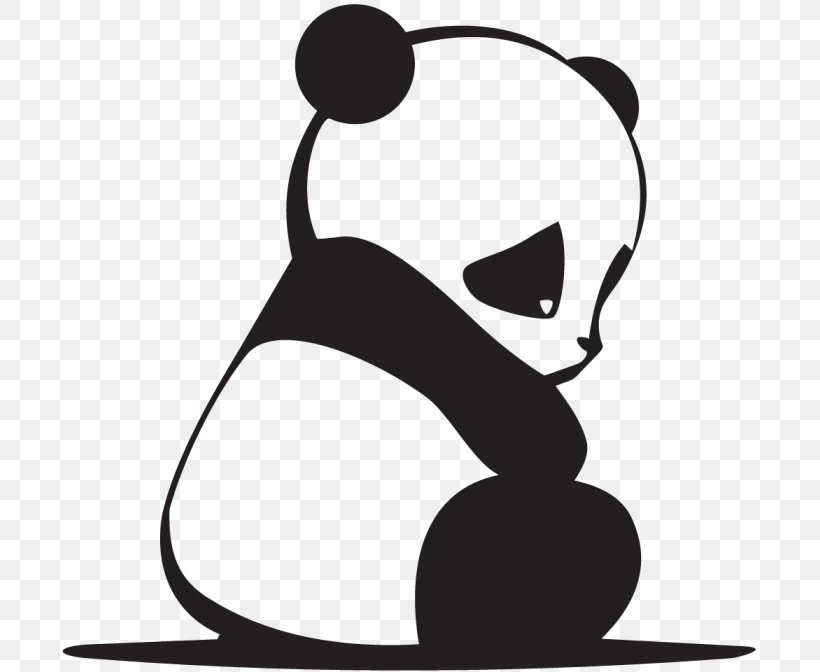 Giant Panda Bear Clip Art, PNG, 700x672px, Giant Panda, Artwork, Bear, Black, Black And White Download Free