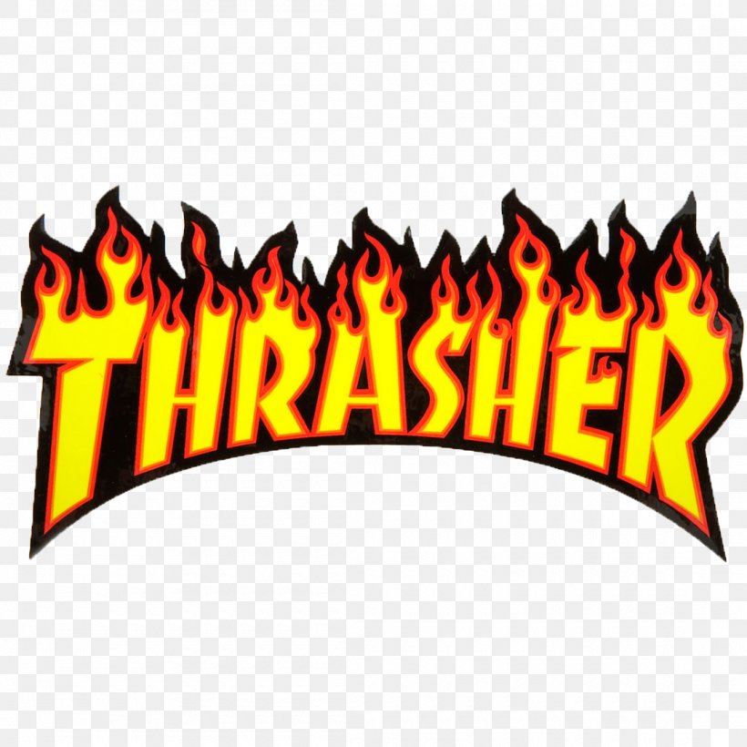 Thrasher Skateboarding Magazine Grip Tape, PNG, 1100x1100px, Thrasher ...