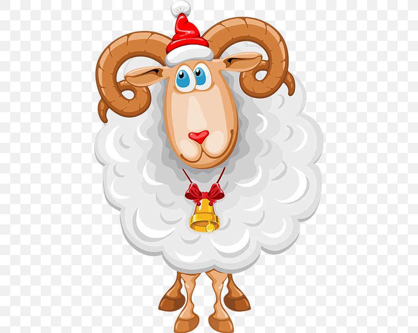 Goat Sheep Christmas Clip Art, PNG, 450x653px, Goat, Art, Cartoon, Christmas, Christmas Club Download Free