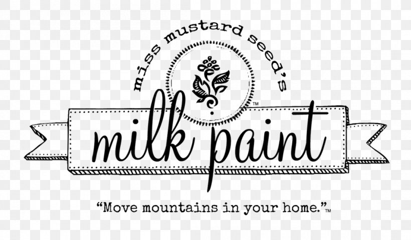 Logo Miss Mustard Seed's Milk Paint Furniture, PNG, 1100x644px, Logo, Acrylic Paint, Area, Black And White, Brand Download Free