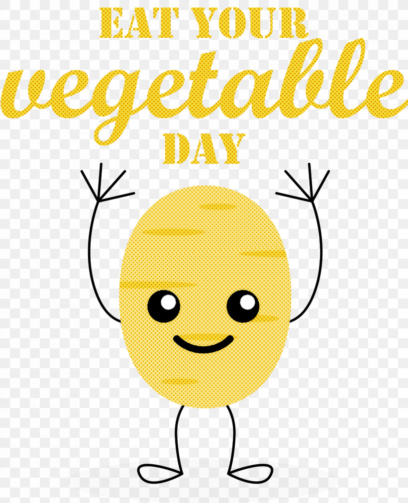 Vegetable Day Eat Your Vegetable Day, PNG, 2433x3000px, Smiley, Behavior, Cartoon, Emoticon, Happiness Download Free