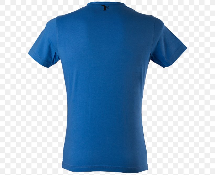 T-shirt Polo Shirt Sleeve Clothing, PNG, 616x665px, Tshirt, Active Shirt, Blue, Clothing, Cobalt Blue Download Free