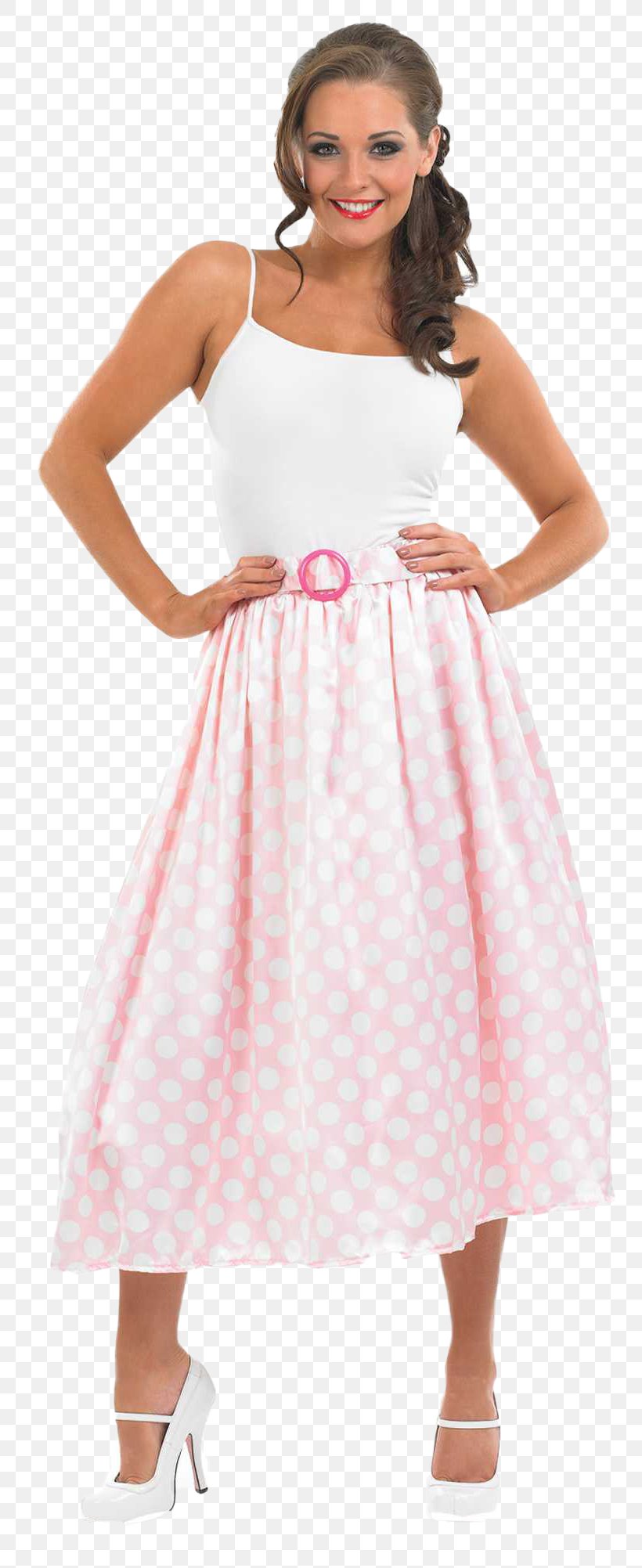 1950s Polka Dot Dress Skirt Costume, PNG, 794x2003px, Watercolor, Cartoon, Flower, Frame, Heart Download Free