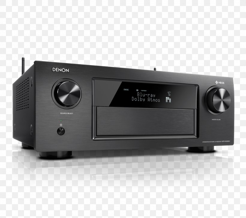 Denon AVR-X4400H 9.2 Channel AV Receiver Denon AVR X4400H Dolby Atmos, PNG, 1100x974px, 3d Audio Effect, 4k Resolution, Av Receiver, Audio, Audio Equipment Download Free
