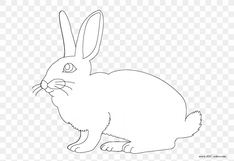 Domestic Rabbit Hare Easter Bunny Coloring Book, PNG, 1713x1181px, Domestic Rabbit, Artwork, Black And White, Book, Cartoon Download Free