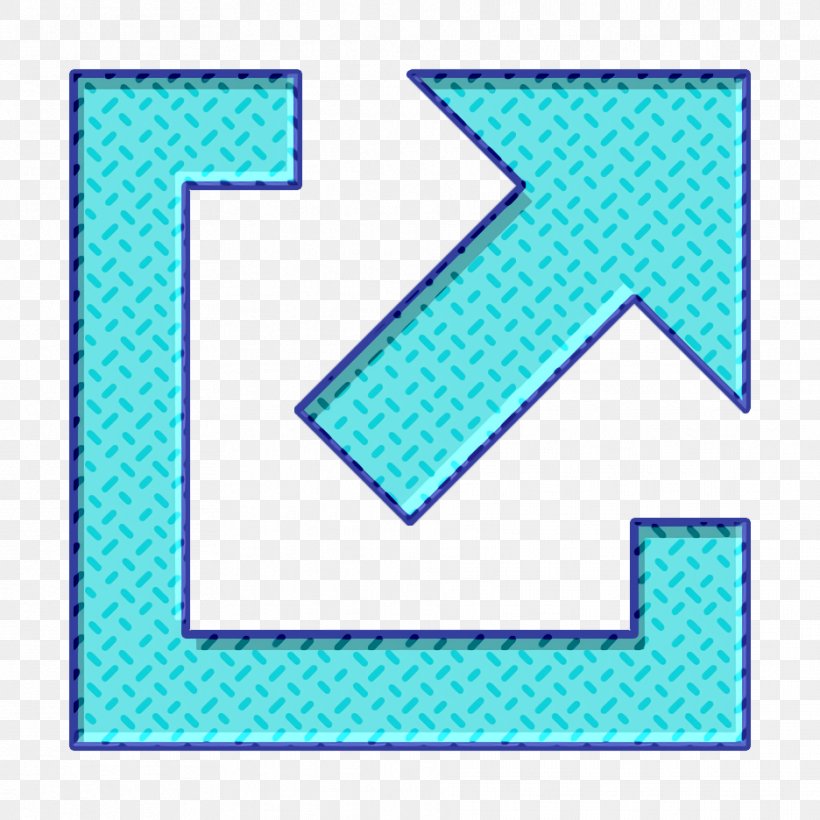 External Icon, PNG, 936x936px, External Icon, Aqua, Electric Blue, Rectangle, Turquoise Download Free