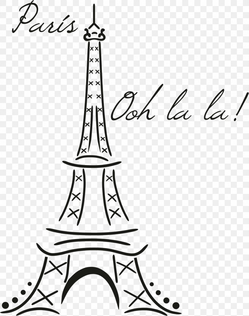 Eiffel Tower Wall Decal Drawing Clip Art, PNG, 1036x1319px, Eiffel Tower, Area, Art, Artwork, Black And White Download Free