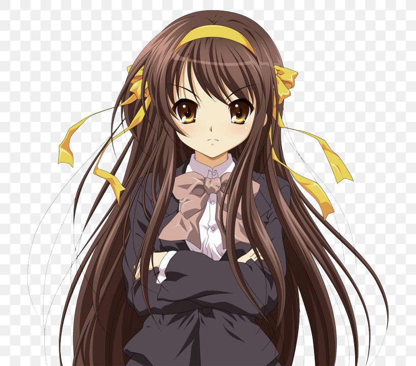 Haruhi Suzumiya Mikuru Asahina Yuki Nagato Kyon Tsuruya, PNG, 720x720px, Watercolor, Cartoon, Flower, Frame, Heart Download Free