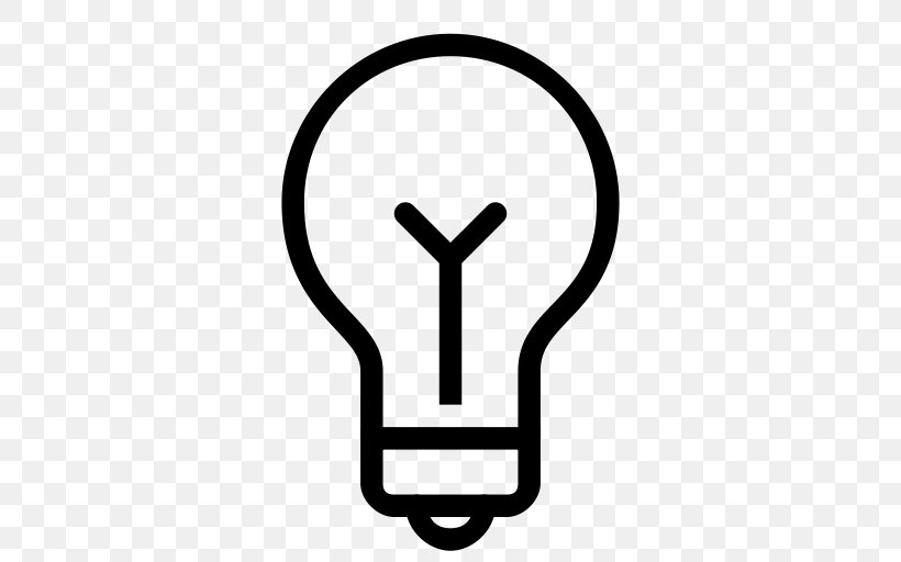Incandescent Light Bulb Lamp, PNG, 512x512px, Light, Black And White, Electric Light, Electricity, Idea Download Free